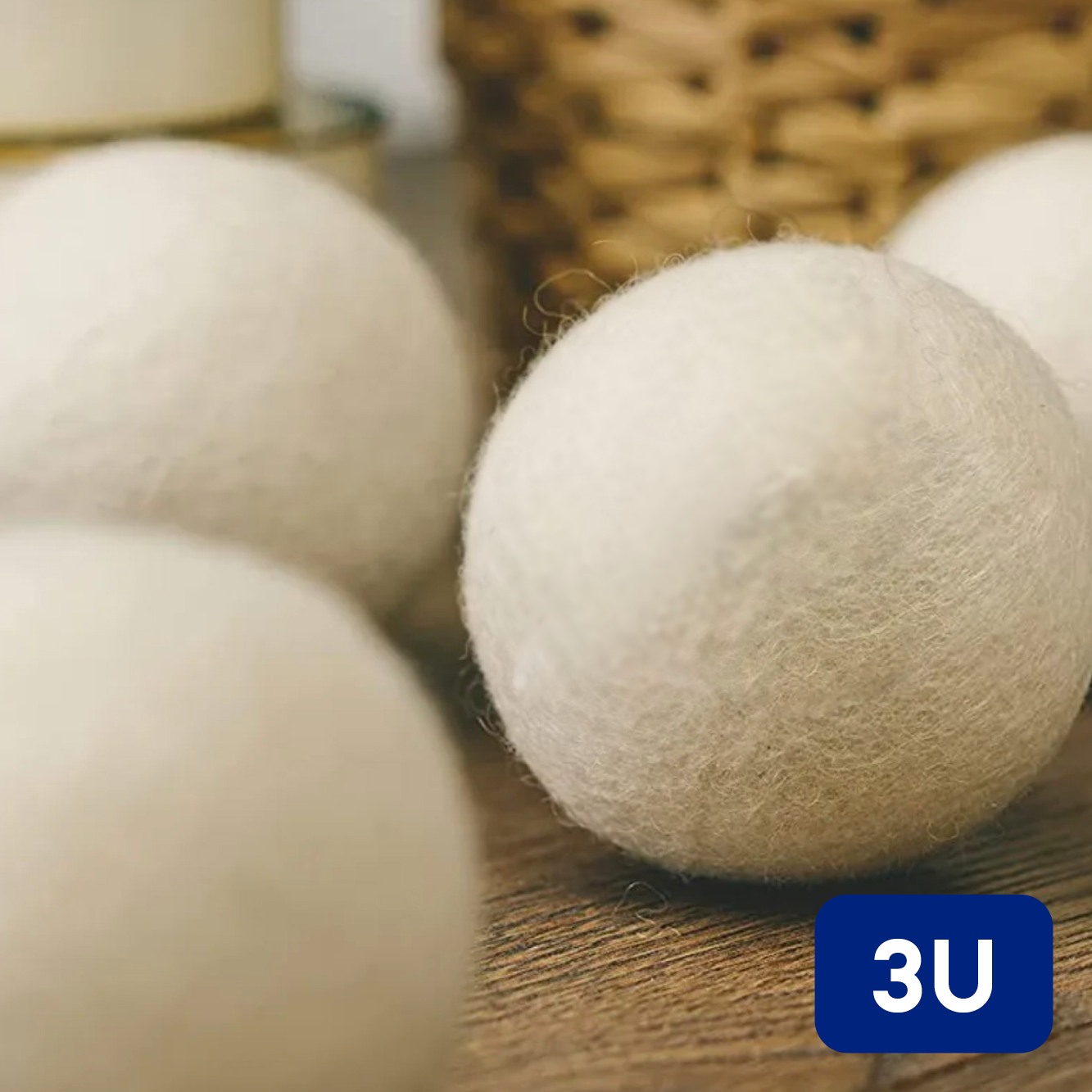 Bolas de lanas para usar en secadora