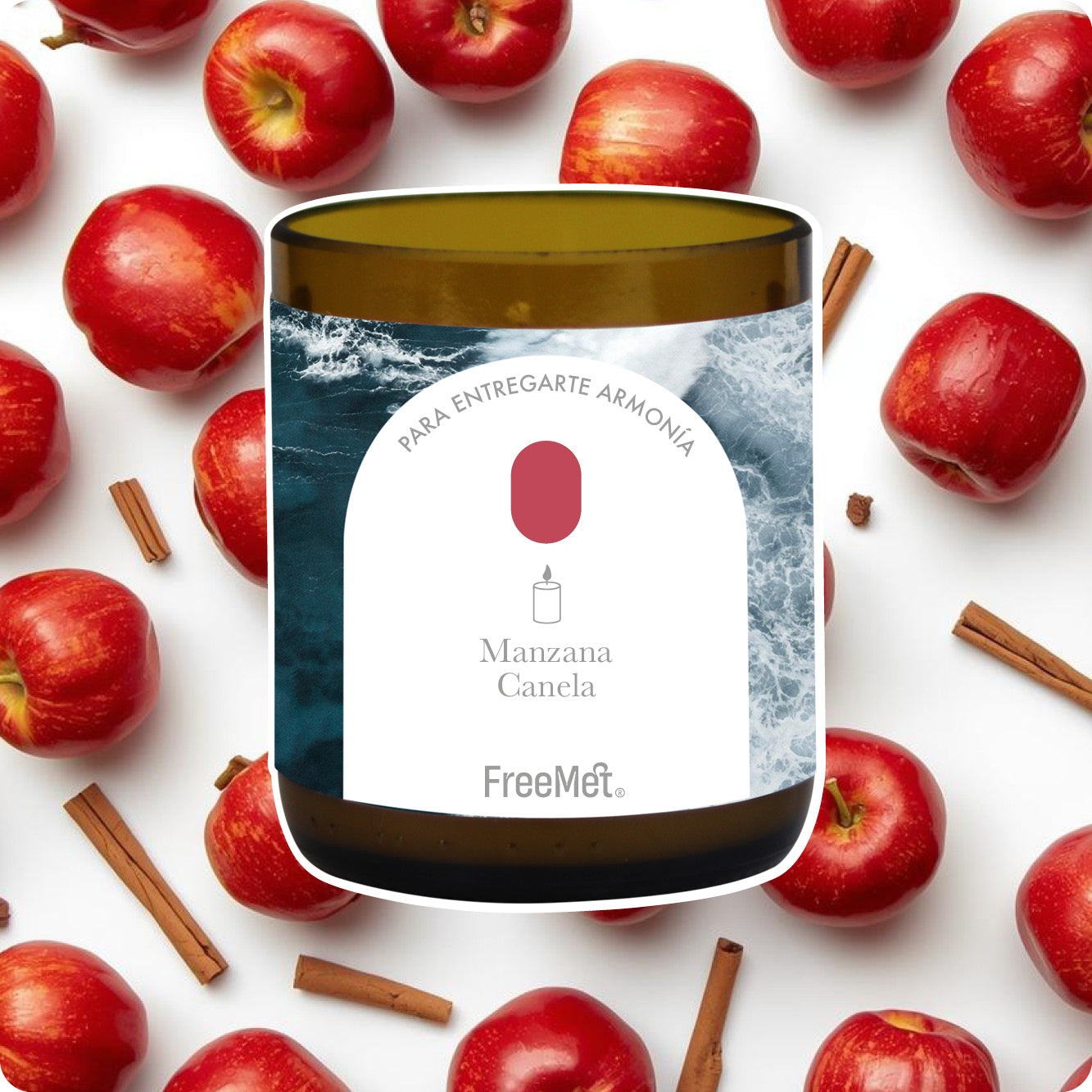 Vela de Soya "Emociones del Mar"