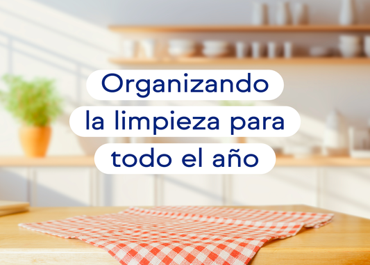Organiza la limpieza para una casa impeacable todo el año