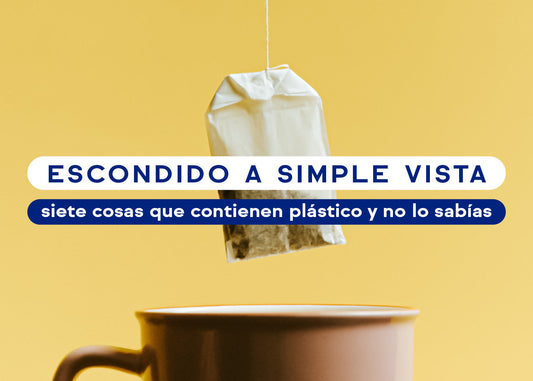 Escondido a simple vista: 7 cosas que contienen plástico y no lo sabías