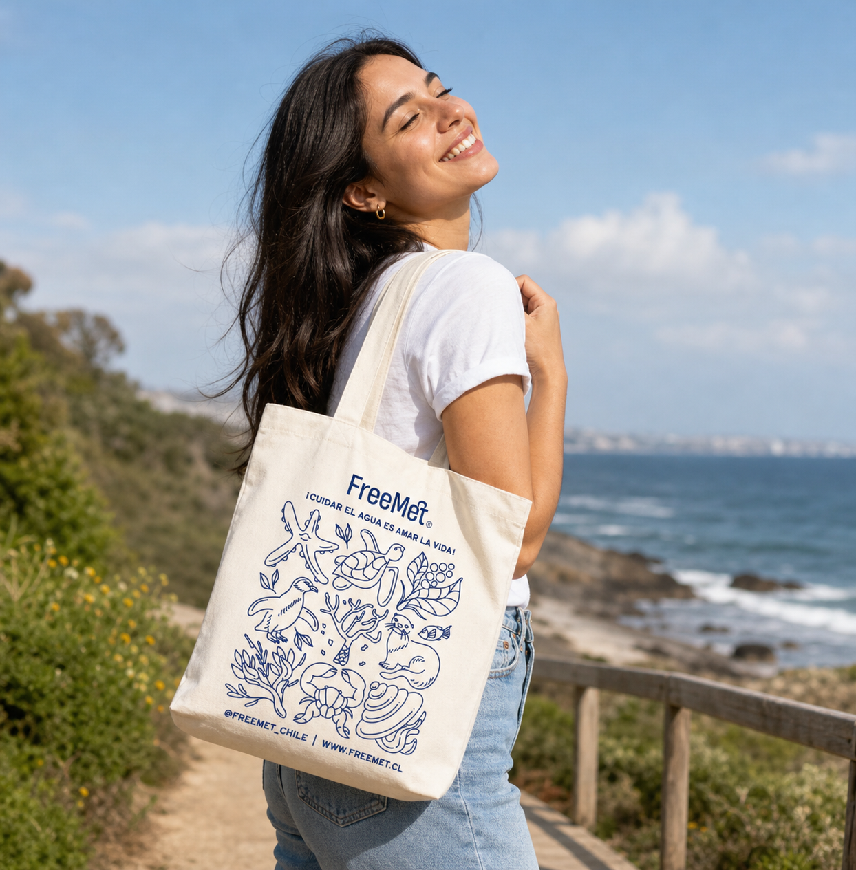 Tote Bag Animales marinos