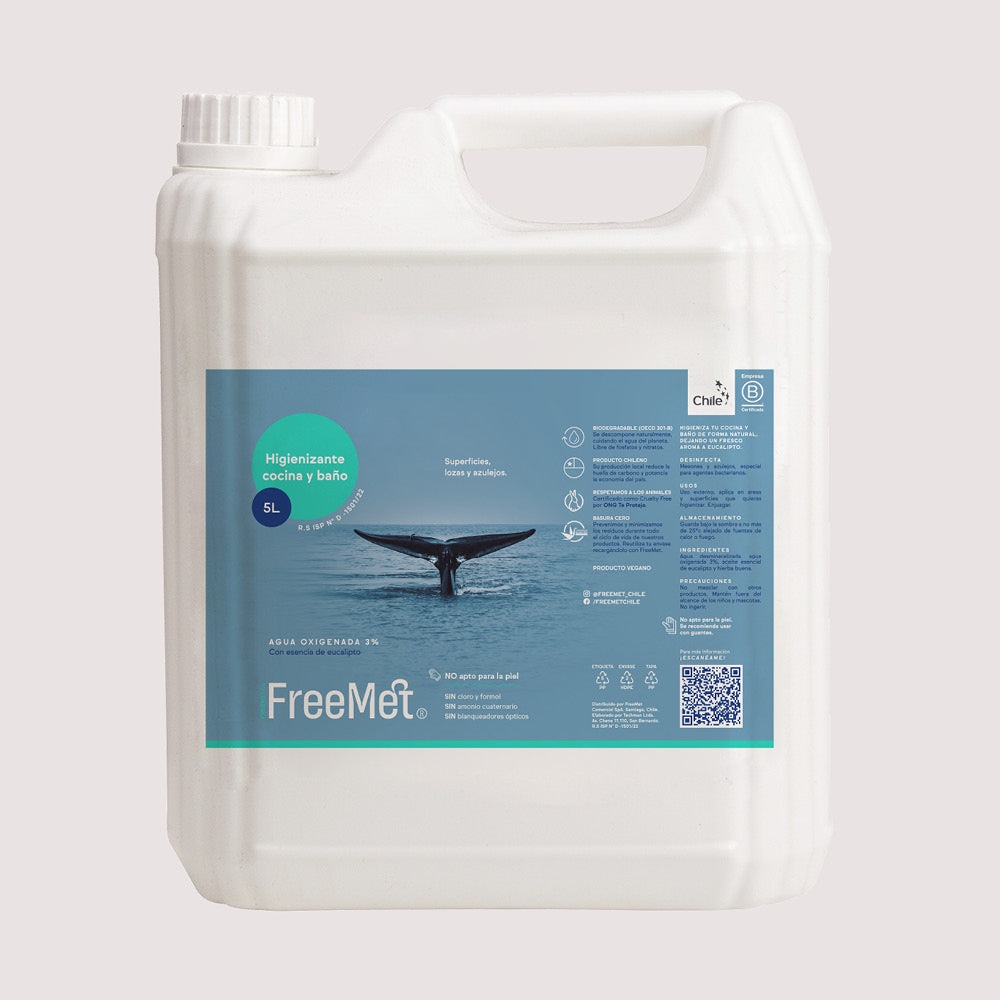 HIGIENIZANTE COCINA Y BAÑO 5L RECARGA