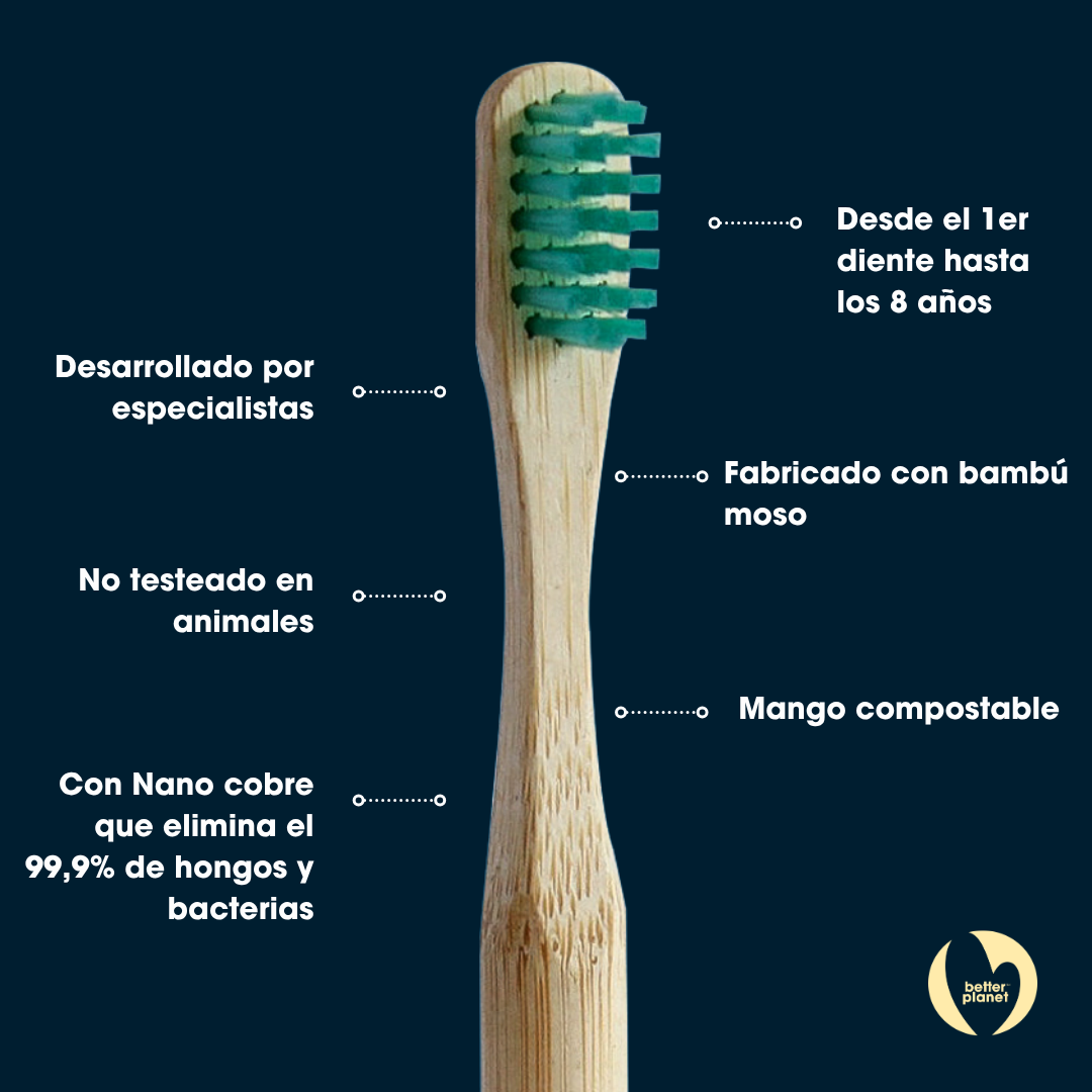 Cepillo de Dientes Bambú Niño Biobrush