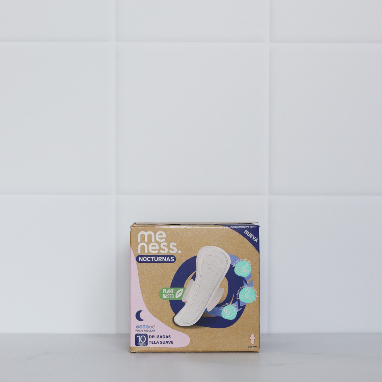 TOALLAS HIGIÉNICAS 100% BIODEGRADABLES E HIPOALERGÉNICAS