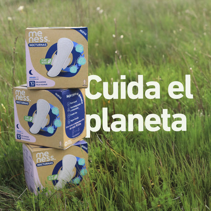 TOALLAS HIGIÉNICAS 100% BIODEGRADABLES E HIPOALERGÉNICAS