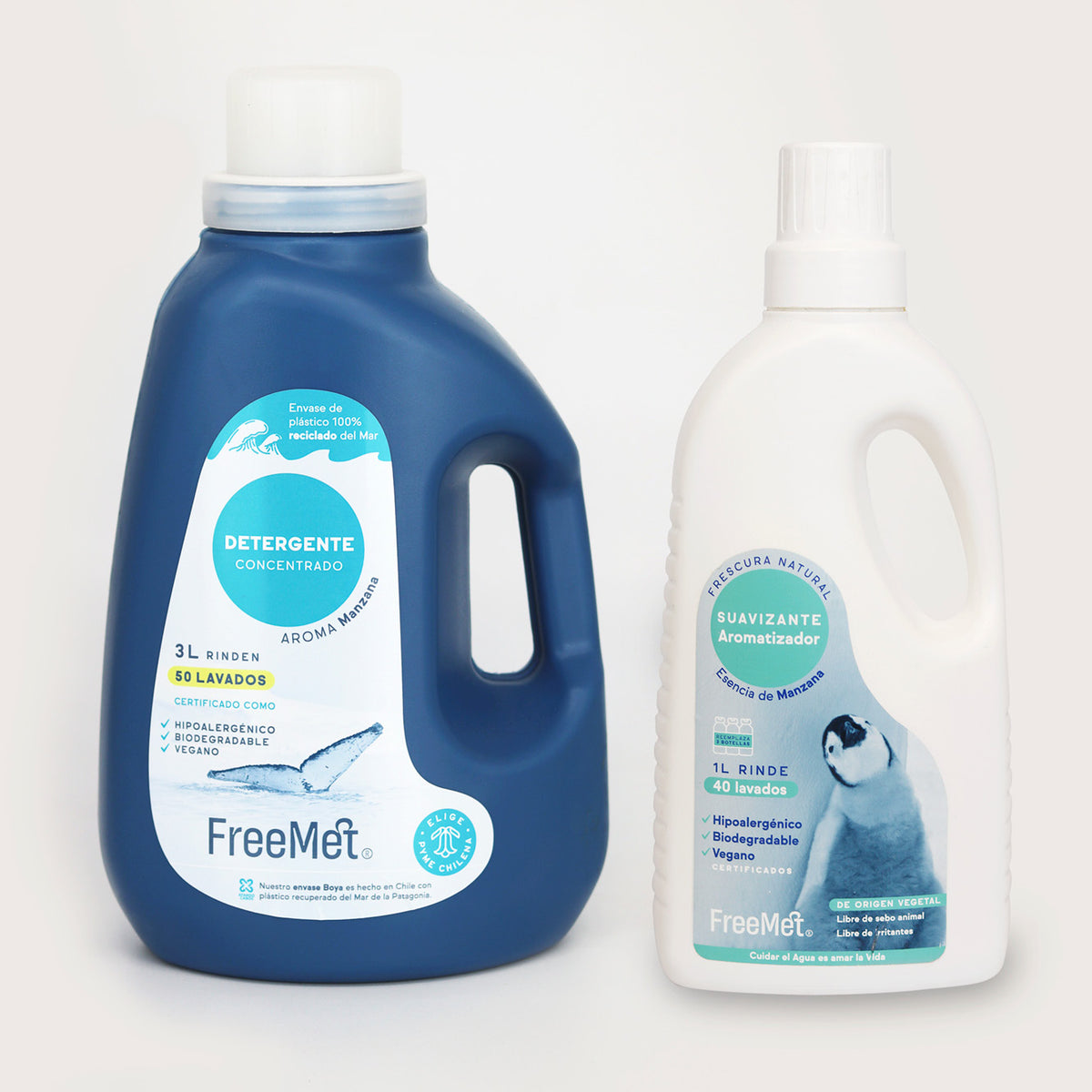 Pack: Detergente + Suavizante Manzana