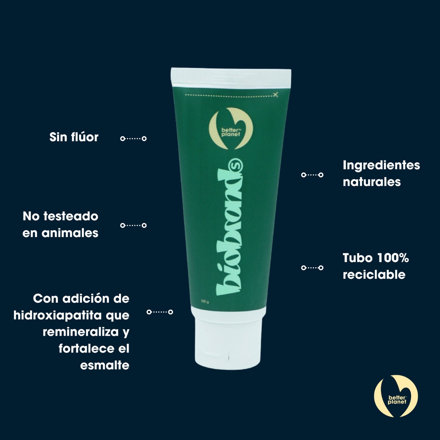 Pasta Dental Adulto Sin Flúor Biobrush