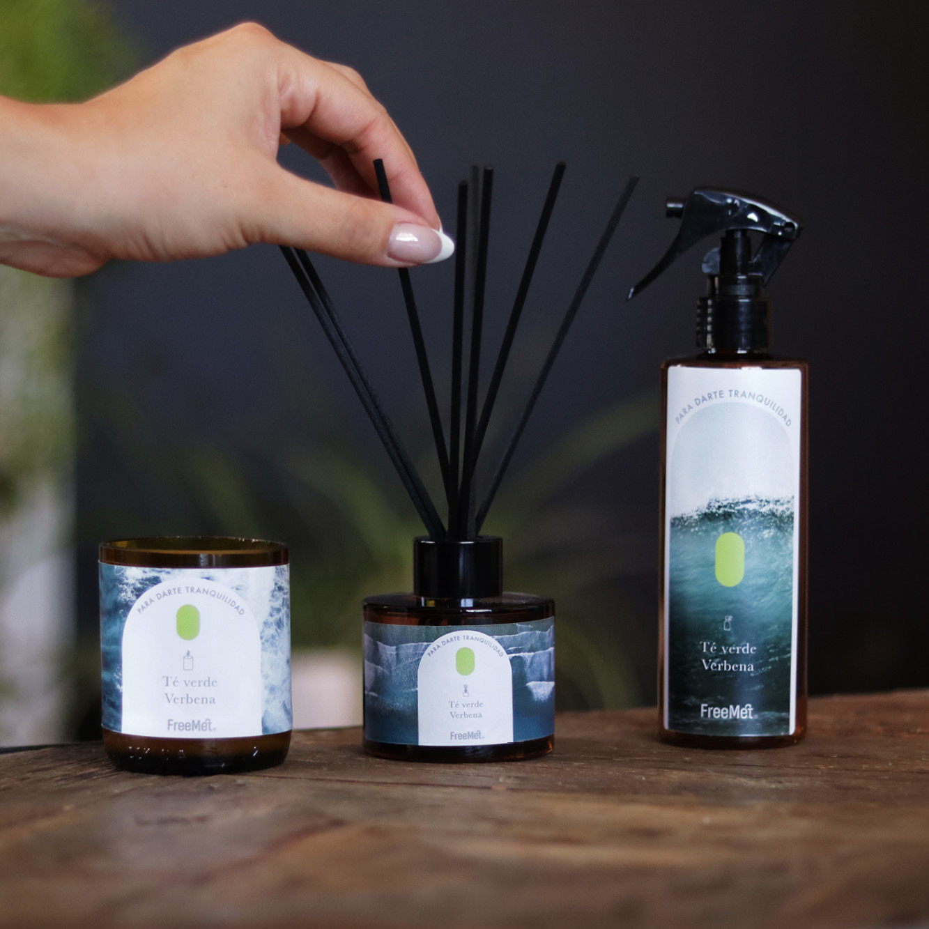 Pack "Emociones del Mar" Aromatizador + Vela + Difusor