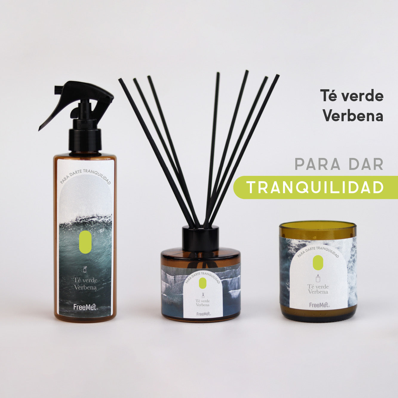 Pack "Emociones del Mar" Aromatizador + Vela + Difusor