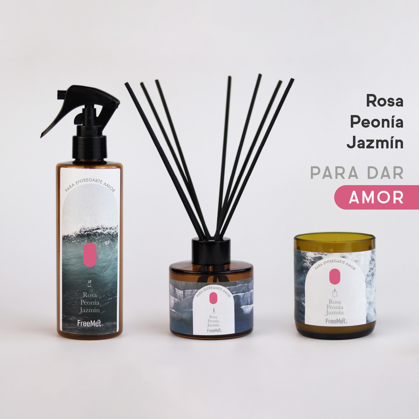 Pack "Emociones del Mar" Aromatizador + Vela + Difusor