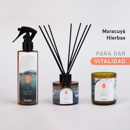 Pack "Emociones del Mar" Aromatizador + Vela + Difusor