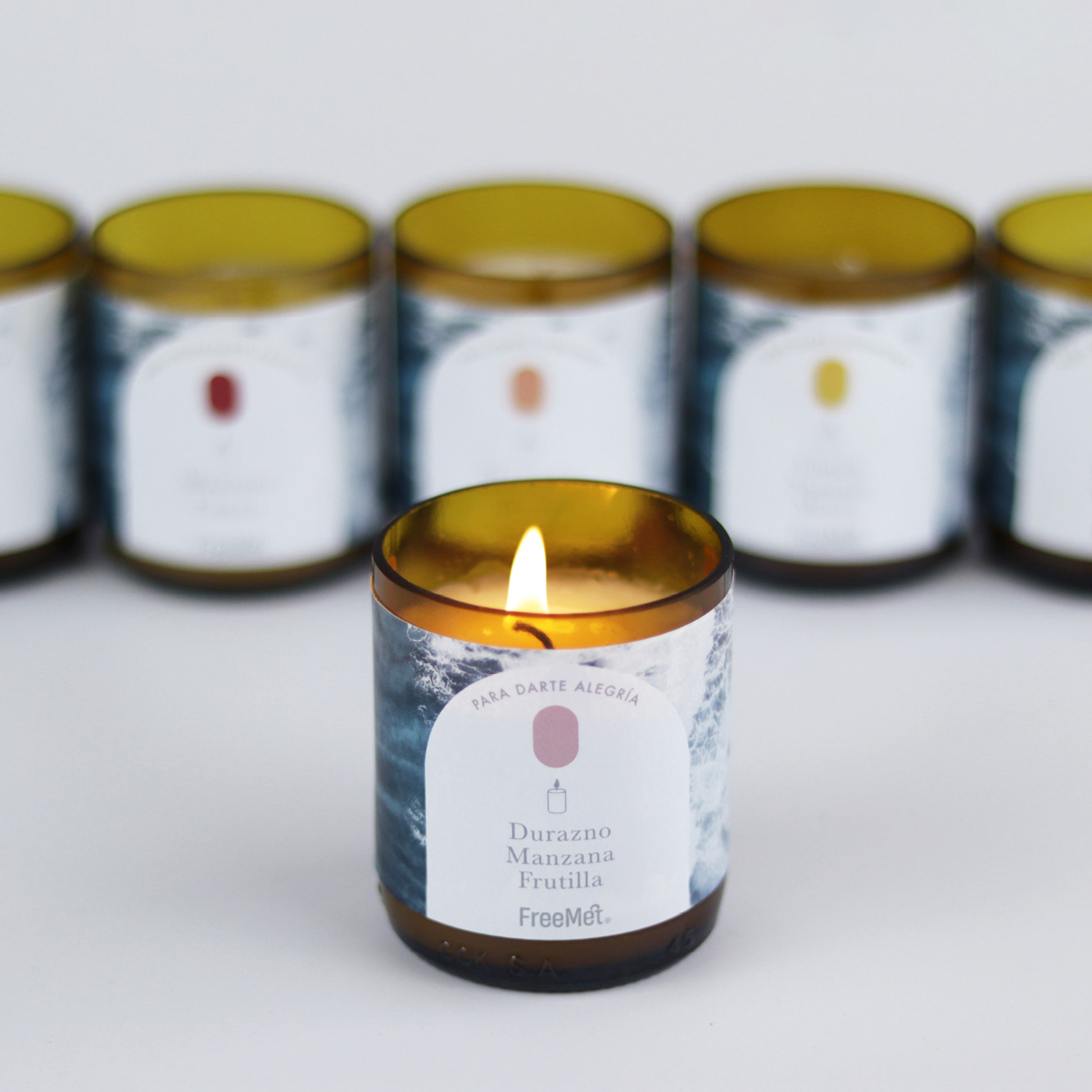 Vela de Soya "Emociones del Mar"