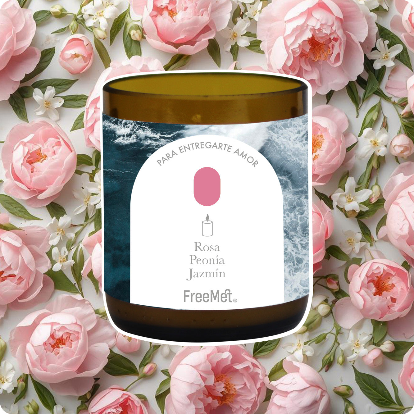 Vela de Soya "Emociones del Mar"